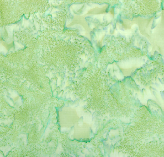 HFM - 1895 Batik - Bali Watercolors - Treetop, lt.  lime green (modern mermaid)