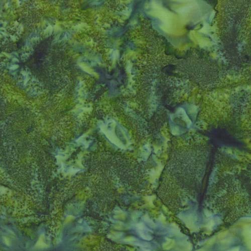 HFM - 1895 Batik - Bali Watercolors - Cypress, medium green (modern mermaid)
