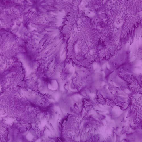 HFM - 1895 Batik - Bali Watercolors - New Years -  Medium Purple