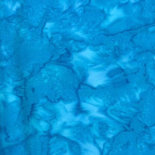 HFM - 1895 Batik - Bali Watercolors - Election Day - bright blue