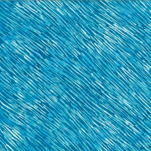 Bali Batik - Dragons, wadediagonal lines in blues & teal