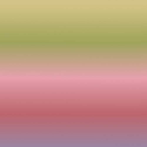 Whimsical Flower Garden - Ombre Stripe - Multi - green, pink & purple ombre