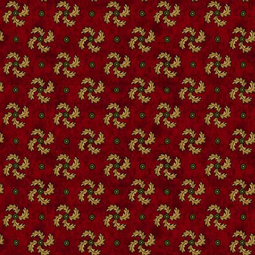 Scrap Basket Favorites - Swirled Feathers - Cranberry - Kim Diehl