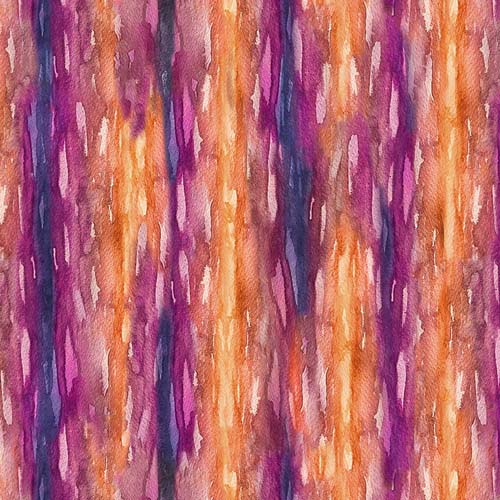 Magical Desert - Sunset Stripe- Raspberry - orange & purple stripes