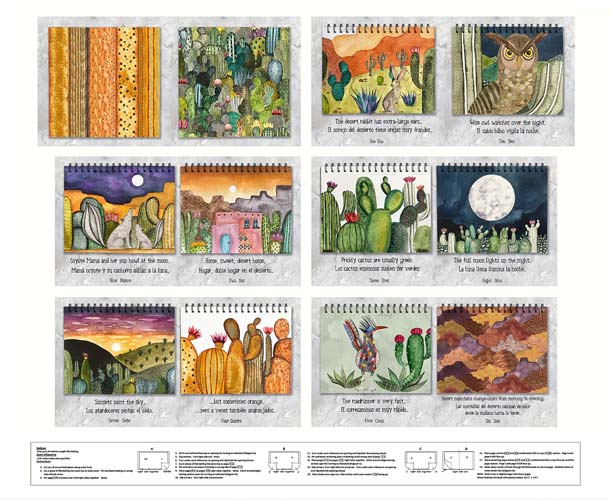 Magical Desert - PANEL BookTertiary - Bi-lingual Spanish & English (125)