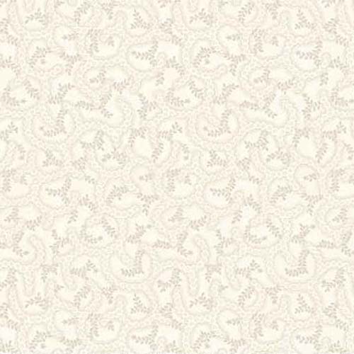 Love Struck - Vines & Pebbles- Cream - tan pebble chains on cream - Kim Diehl