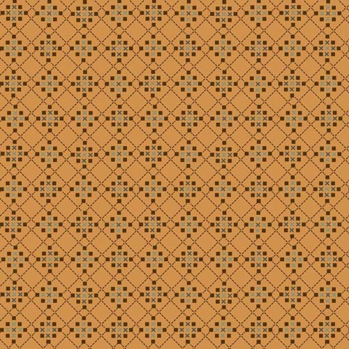 Harvest Thyme - Waffle Weave - Pumpkin