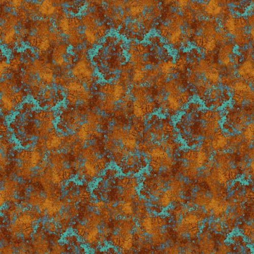 Crow-mazing - Texture - Rust - mottled copper & turquoise texture