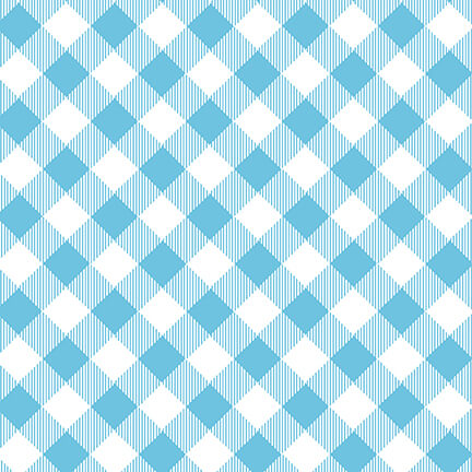 Priscilla's Pretty Plaids - blue/white