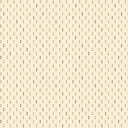 Gratitude & Grace - DoubleDiamonds - Cream -  gray diamonds on cream