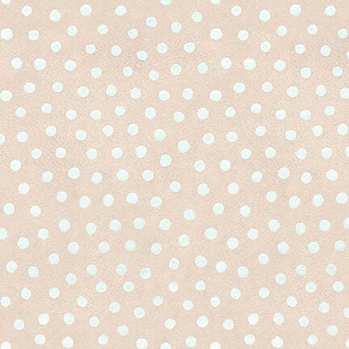 You Are Loved - Dot - Pink - Cream dots on pale pink