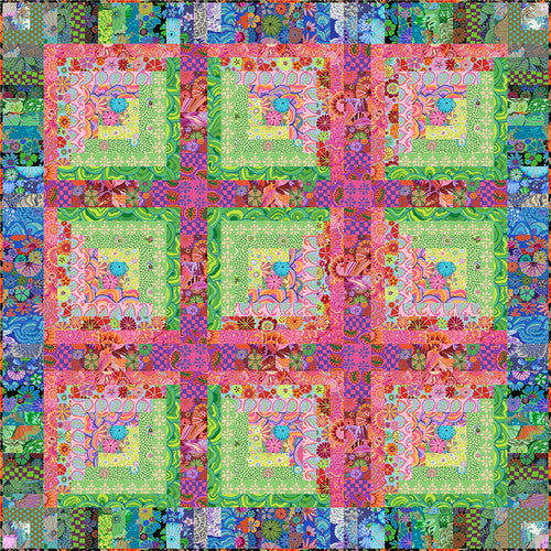 Hodgepodge- multi sized fatquarter friendly quilt by Morgan McCullough MM016