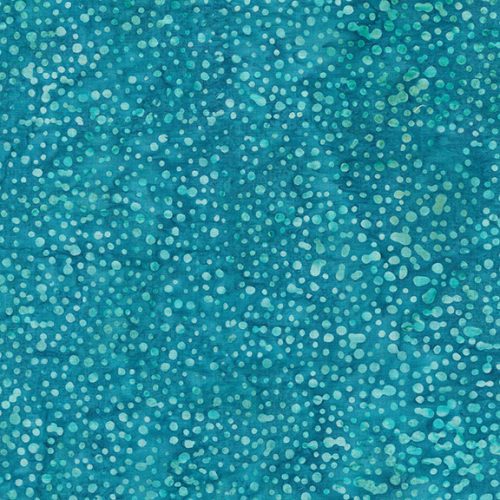 Batik - Twilight Glow - Mini Dot - Chambray - lighter dots on turquoise