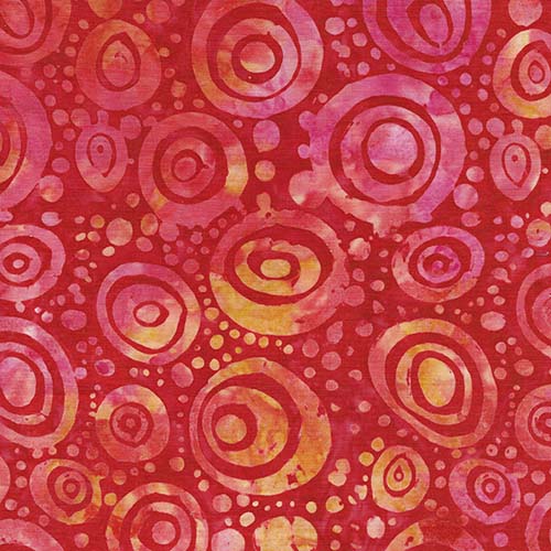 Soul Song - Circles - Sunset - Reds & Oranges
