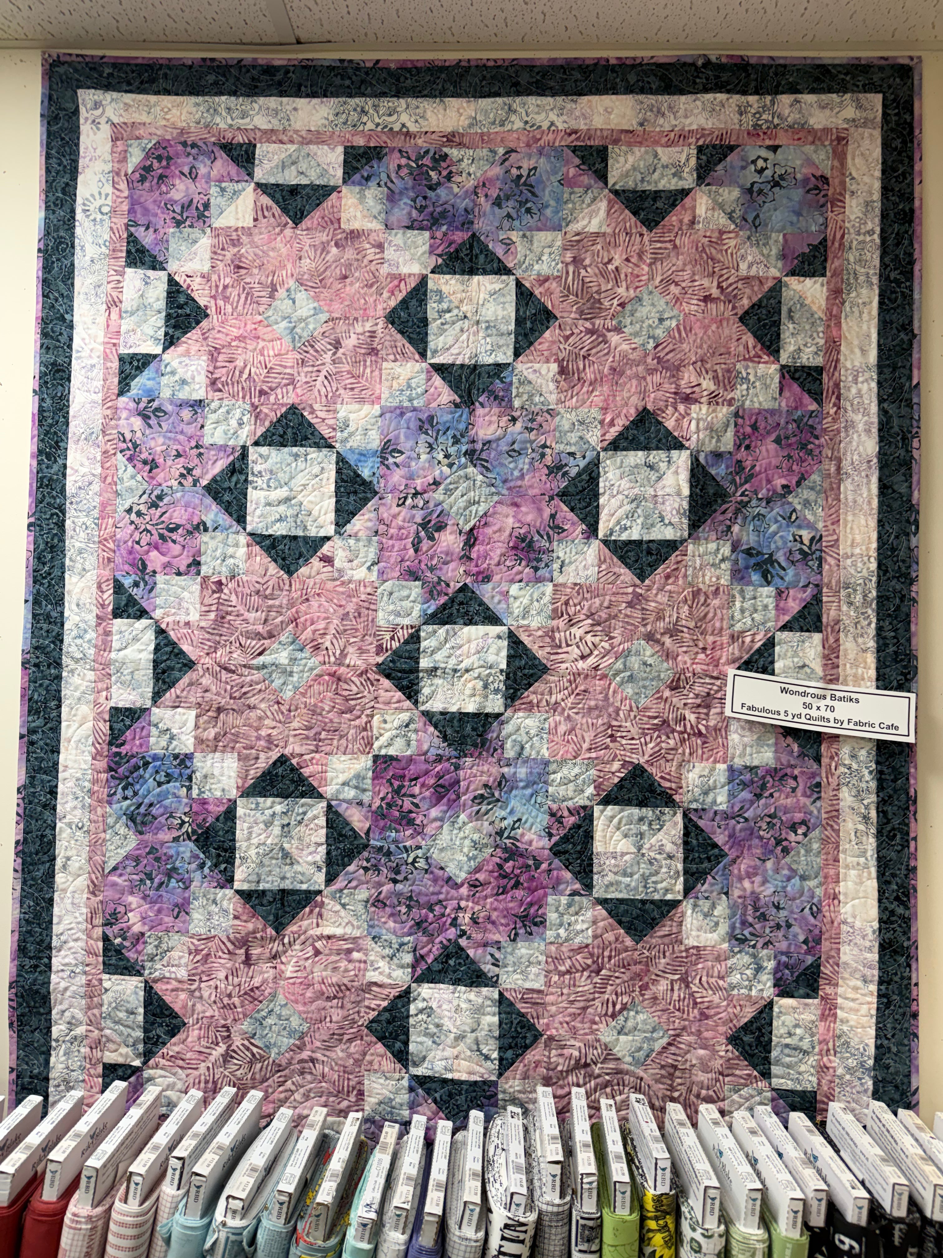 Wondrous Batiks Quilt Kit - 50 x 70
