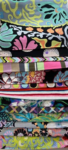 13 Quarter Yard Cuts KaffeContrast Prints