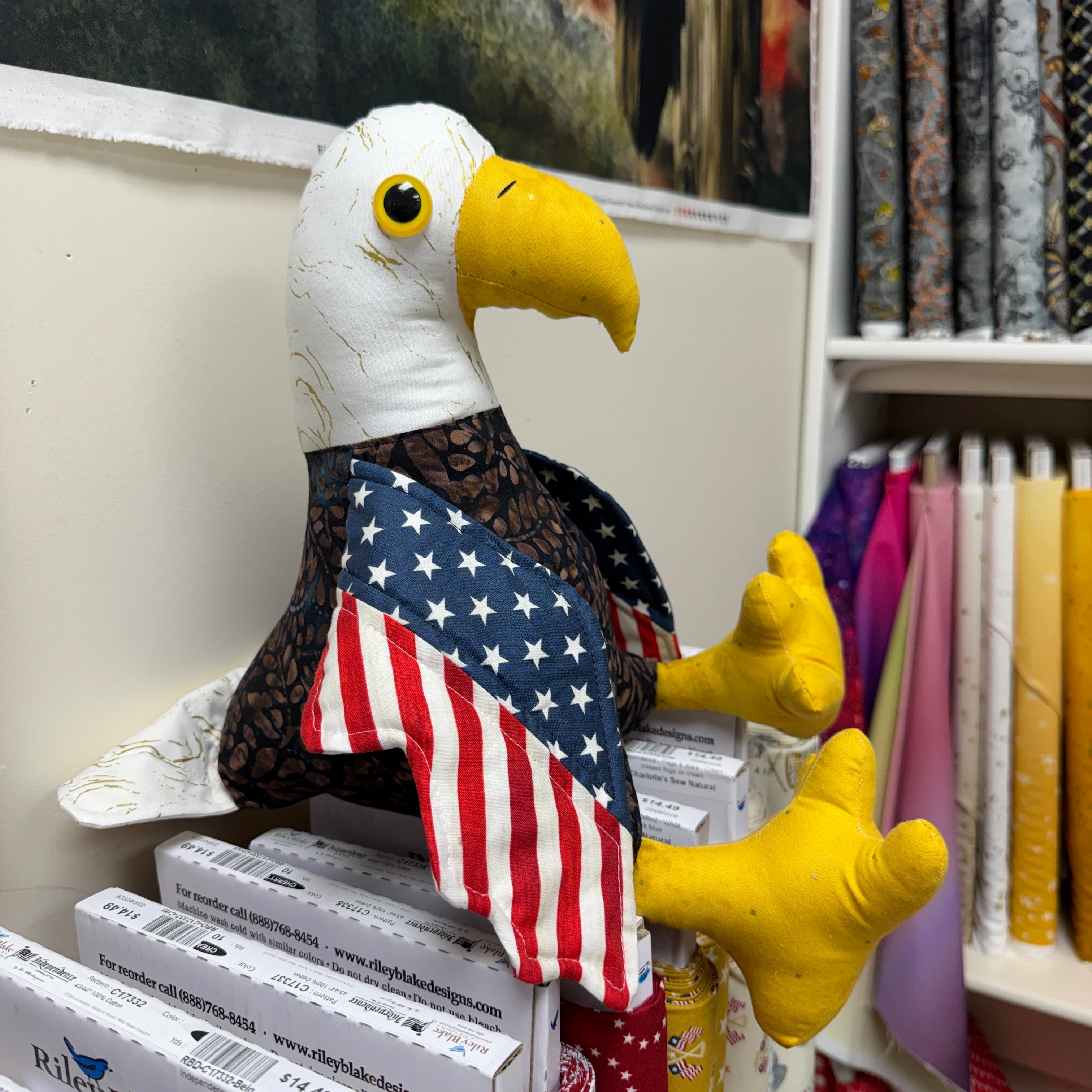 Bill the Eagle Funky Friends Kit- incl. Pattern and all supplies