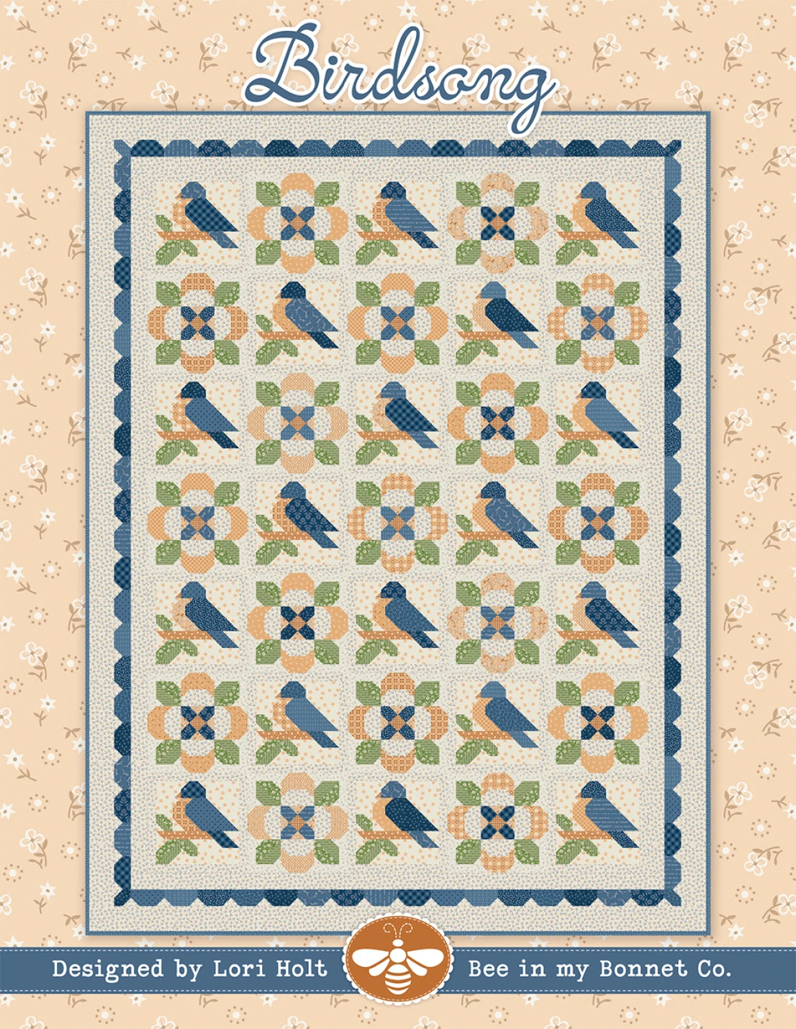 Lori Holt - Birdsong quilt Pattern - Finished 74x98 - ISE-329