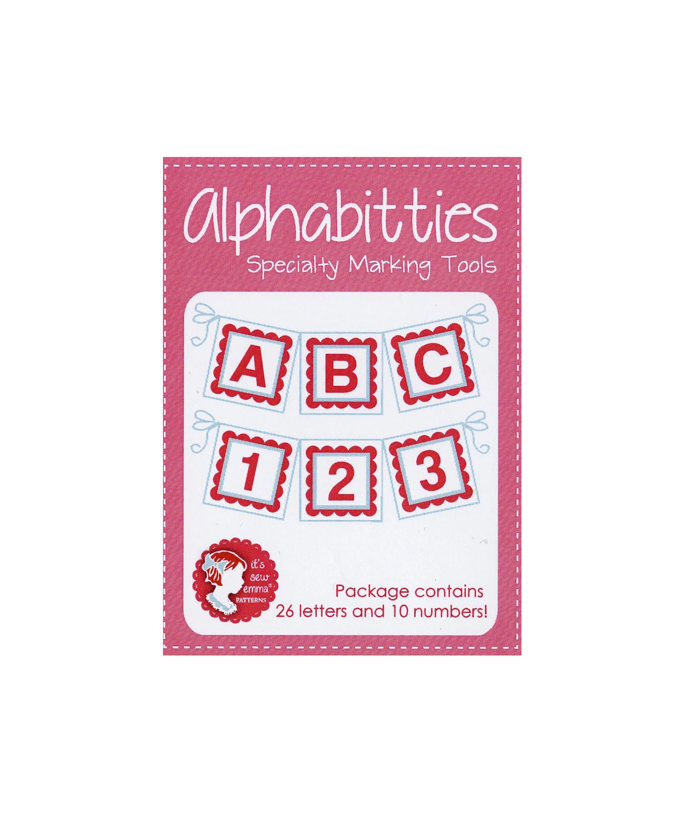 Alphabitties Specialty Marking Tools - It's Sew Emma Patterns - Red