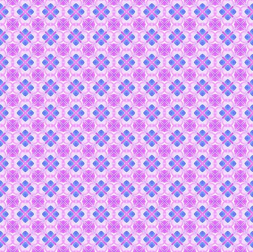 Dragon Friends - Geometric - Lavender - purple & blue diamond geometric