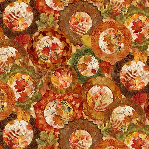 Autumn Celebration - Fall Discs - Medallions with leaves - Jason Yenter