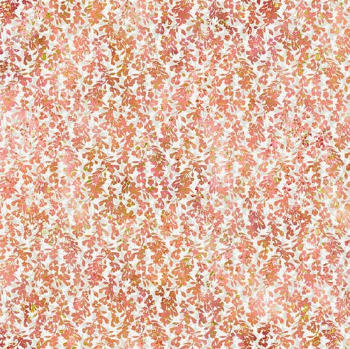 Ethereal - Twigs - Red - red leafy branches on pale green