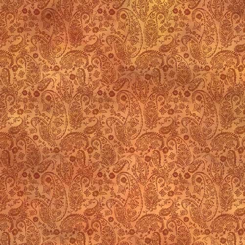 Resplendent - Paisley Tonal - Autumn - tone on tone brown paisleys
