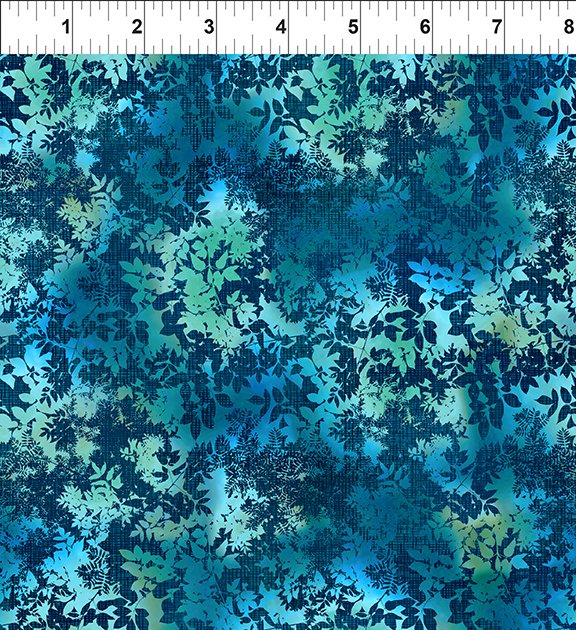 La Luna - Leaves - Teal