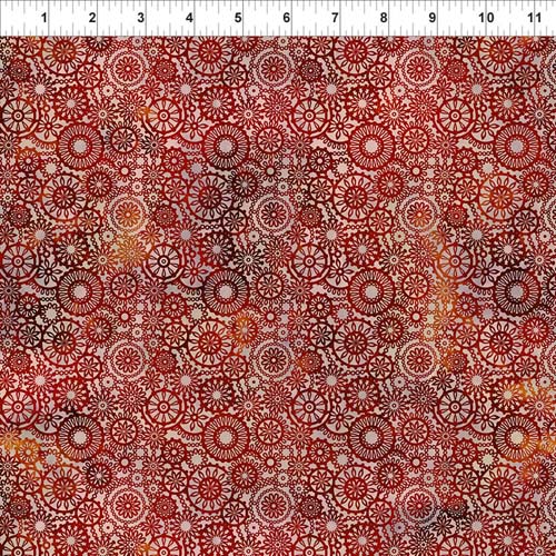 Seasons - Lace - Spice dark lace designs on reds  by Jason Yenter