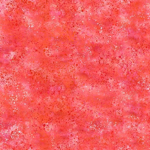 Sew Spring! - Splatter - Cherry - bright red/pink splatter texture