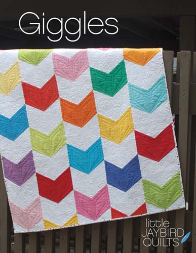 Giggles - 40 x 44 - Little Jaybird Quilts uses Sidekick ruler.