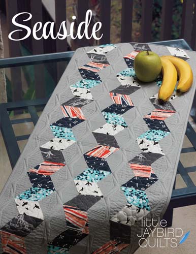 Seaside - Table Runner - 15 1/2 x 40 1/2 Little Jaybird Quilts