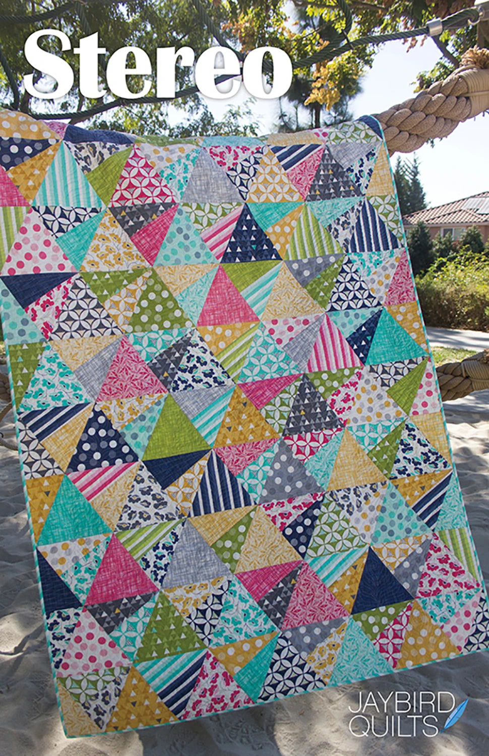 Stereo - multiple sizes - by Jaybird Quilts - uses super sidekick ruler