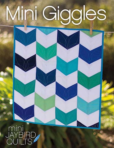 Mini Giggles - 16.5 x 18 - Little Jaybird Quilts uses Sidekick ruler