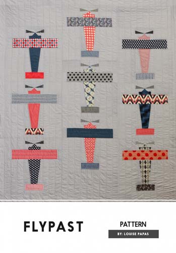 Flypast - by Louise Papas - 72 x 72 - for Jen Kingwell Designs Coll.JKD8465