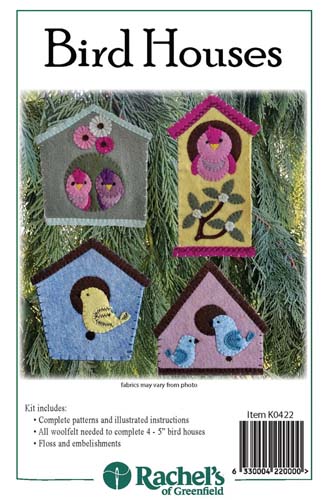 Rachel's of Greenfield - BirdHouses Ornament Kit