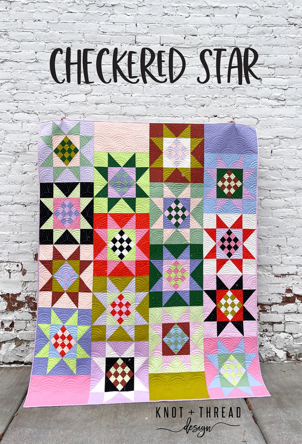Checkered Star by Knot & Thread Design by Kaitlyn Howell