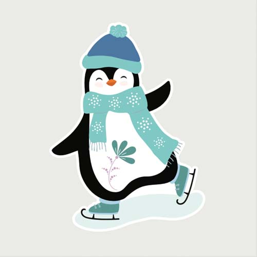 Kimberbell - Needle minder -  enamel  - Enchanted winter - penguin