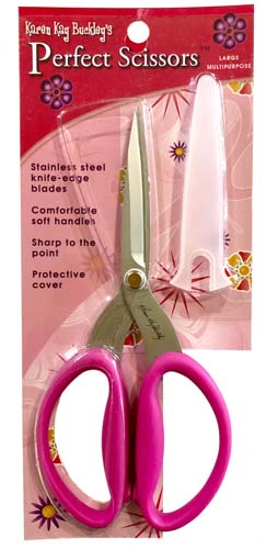 Karen Kay Buckley's Perfect Scissors-Pink-Multi-Purpose-Large 7 1/2" Blade