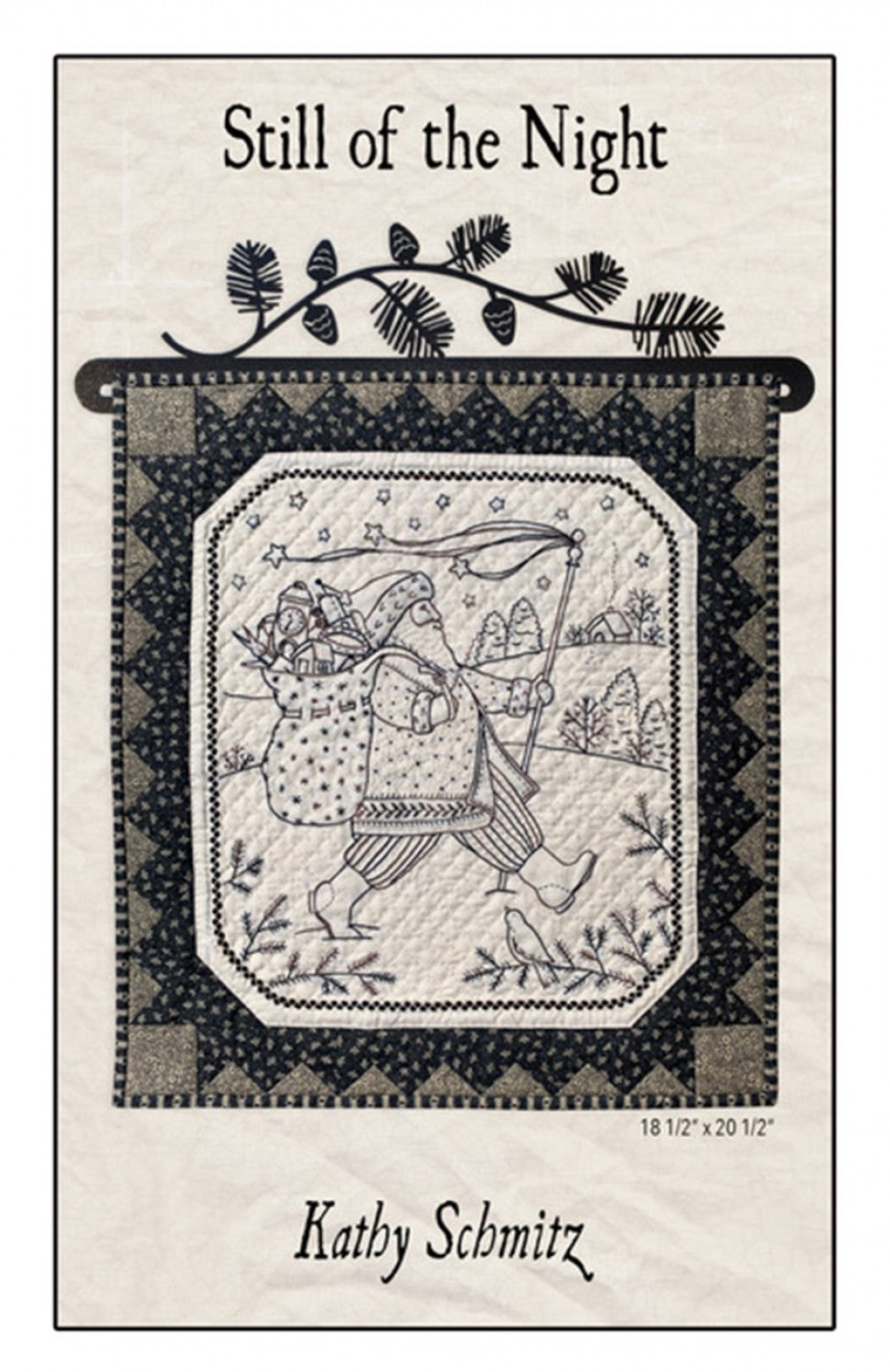 Still of the Night - 18x20 - - embroidery/quilt pattern  by Kathy Schmitz