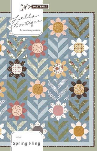 Spring Fling - Finishes 78 x 78 - Flowers by Vanessa Goertzen of  Lella Boutique