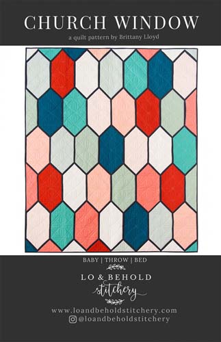 Church Window - multi-sized quilt - Lo & Behold Stitchery by Brittany Lloyd