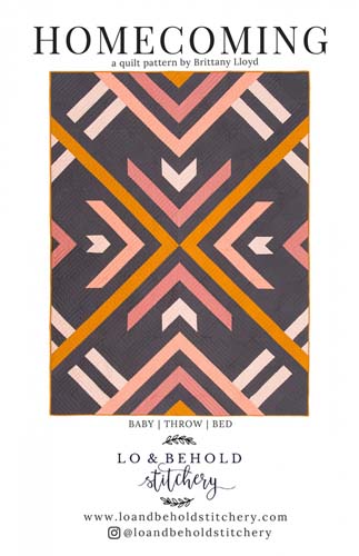 Homecoming - multi-sized quilt by Brittany Lloyd -  Lo & Behold Stitchery