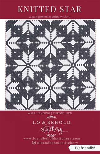 Knitted Star - multi-sized quilt by Brittany Lloyd -  Lo & Behold Stitchery