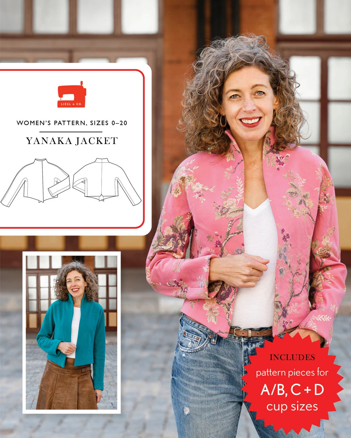 Yanaka Jacket - sizes 0-20 - by Liesl + Co.