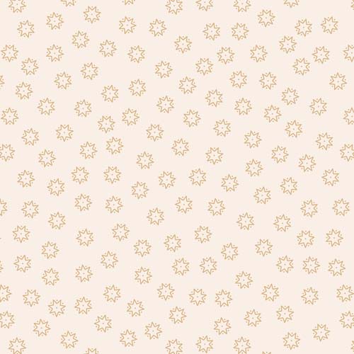 Saariselka - North Star - Cream - scandinavian style stars on cream