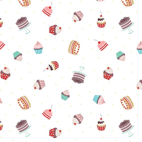 Small Things Sweet - Cakes - Cream - tossed cakes on cream background