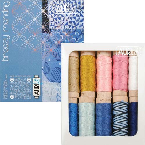 Aurifil Breezy Mending Cotton Floss Set-10 Spools, 6 Strands, 18 yds/spool