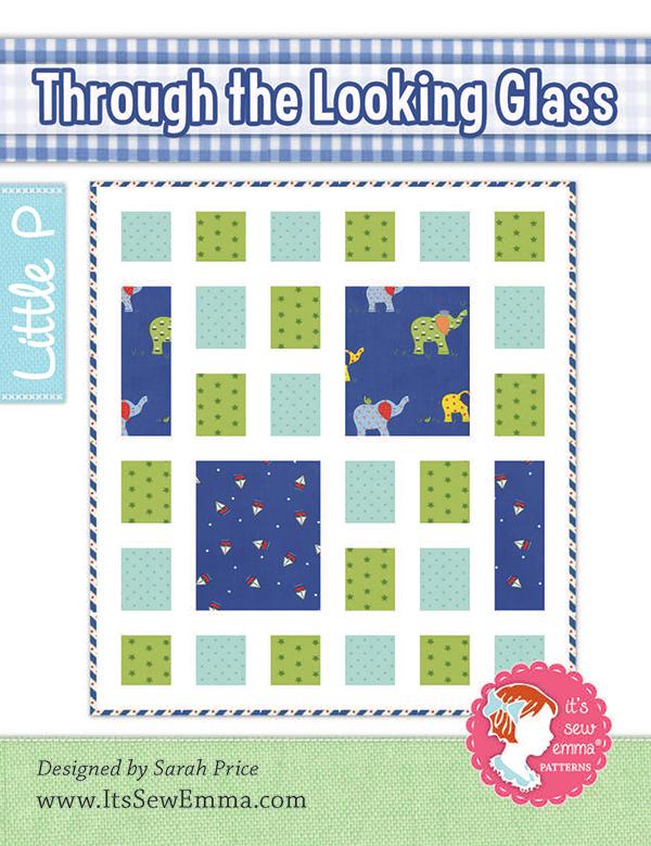 Through The Looking Glass by Its Sew Emma - Finishes 38.5 x 42.5
