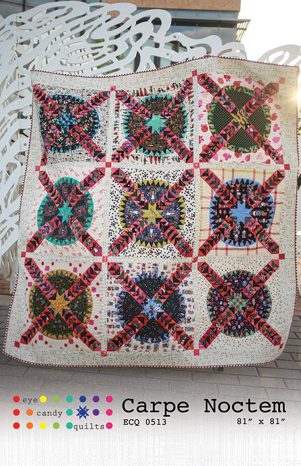 Carpe  Noctem- Flying Geese &Curved Piecing by eye candy quilts